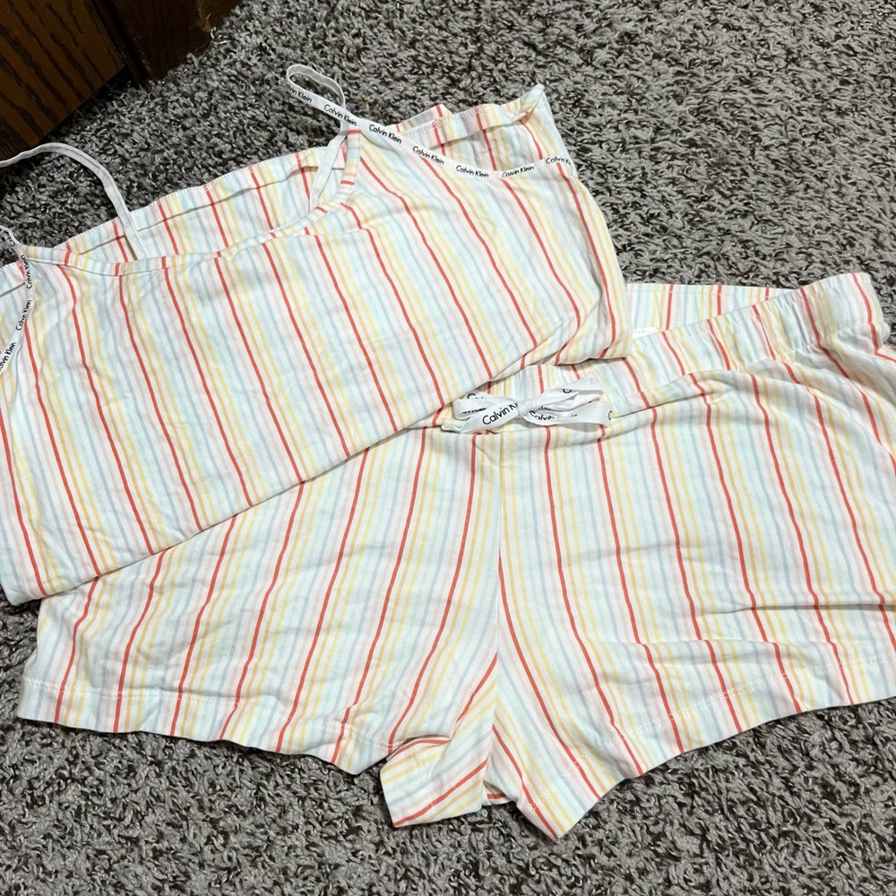 Calvin Klein Multicolor Striped Tank Top